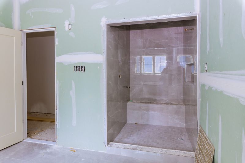 Bathroom with Modern Tile Flooring